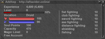 Signature for player Arkthep