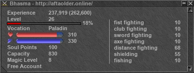 Signature for player Bhasma