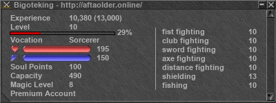 Signature for player Bigoteking