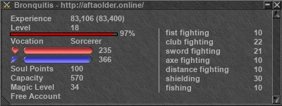 Signature for player Bronquitis