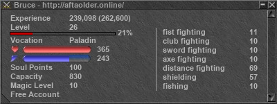 Signature for player Bruce