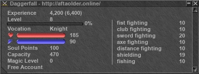 Signature for player Daggerfall