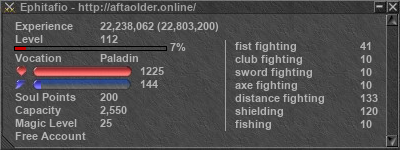 Signature for player Ephitafio