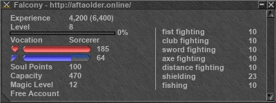 Signature for player Falcony