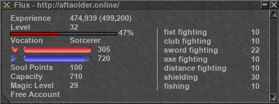 Signature for player Flux