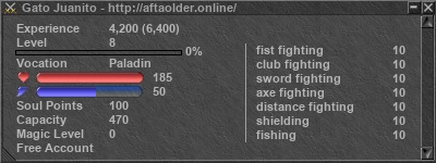 Signature for player Gato Juanito