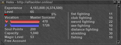 Signature for player Heks