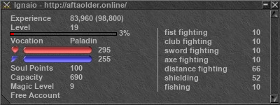 Signature for player Ignaio