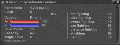 Signature for player Kskese