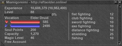 Signature for player Miamigoreimi