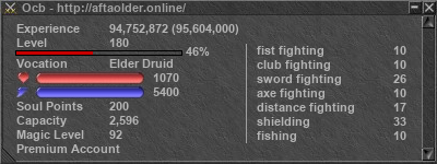 Signature for player Ocb