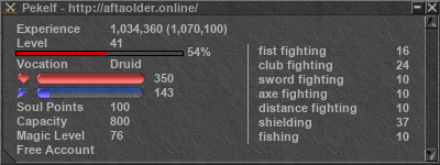 Signature for player Pekelf