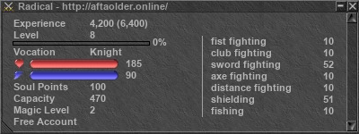 Signature for player Radical