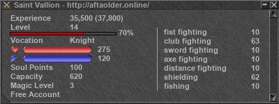 Signature for player Saint Vallion