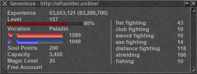 Signature for player Severinus