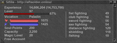 Signature for player Sifilis