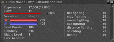 Signature for player Turno Noche