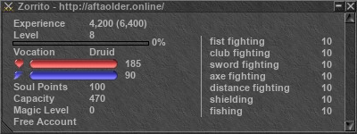 Signature for player Zorrito